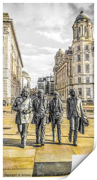 The Famous Four Print by Antony Atkinson