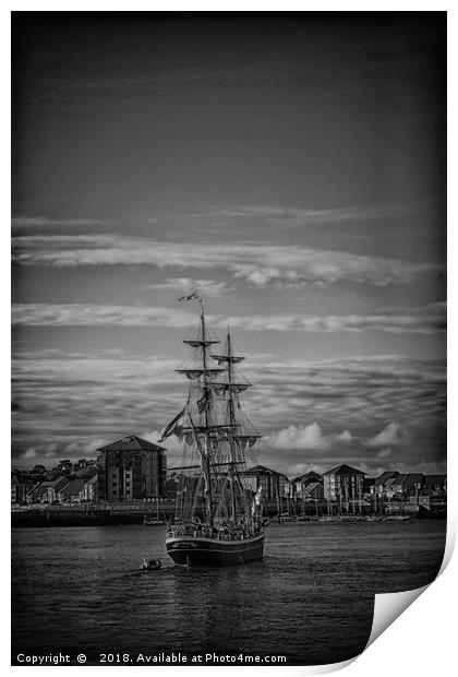 Sunderland Tall Ships Race 2018 Print by Antony Atkinson