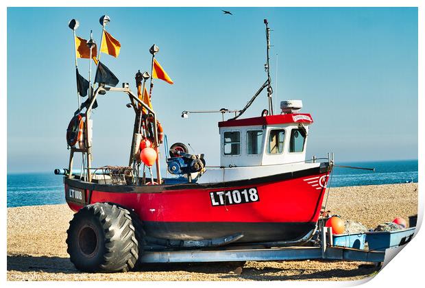 Spring Tide at Rest Print by Steven Dale