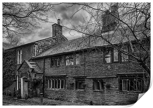 Burnedge Farm Rochdale Print by Steven Dale