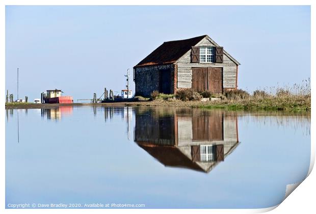 Thornham coal barn Print by Dave Bradley