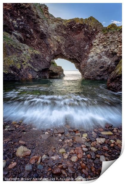 Dunbar Sea Arch, Dunbar Print by Gary Alexander