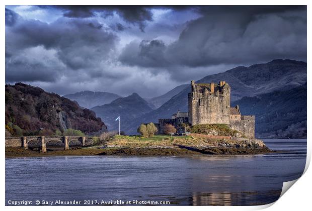 Eilean Donan Castle, Dornie,Scotland Print by Gary Alexander