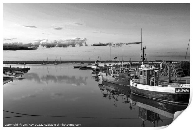 Brancaster Staithe Norfolk  Print by Jim Key