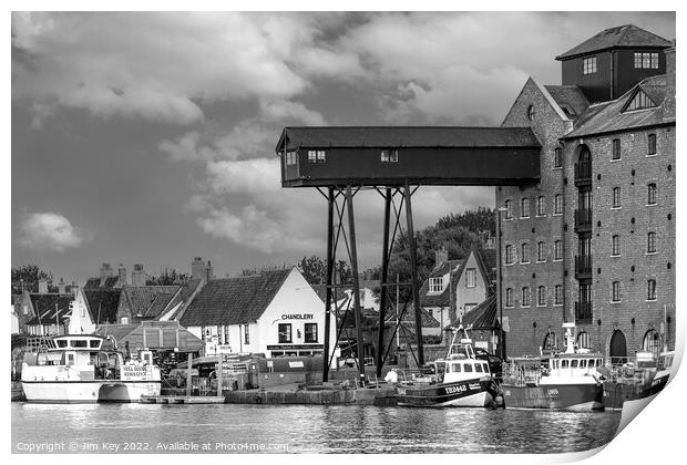 Wells next the Sea Norfolk  Print by Jim Key