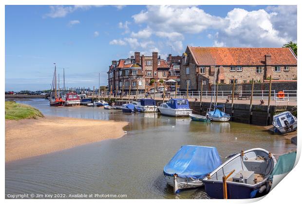 Blakeney Quay Norfolk Print by Jim Key