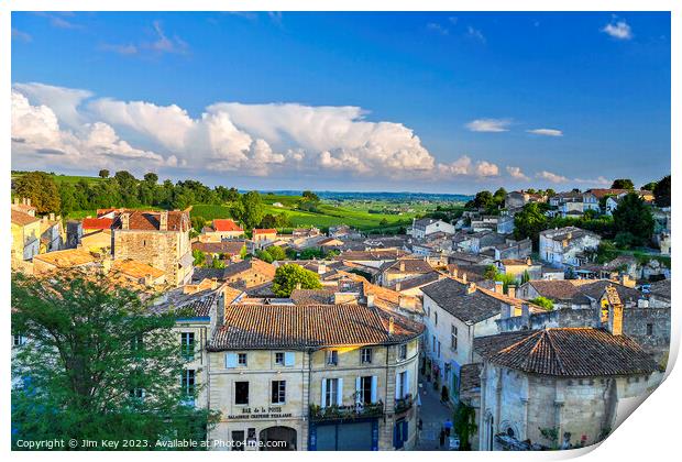 Saint-Emilion France  Print by Jim Key