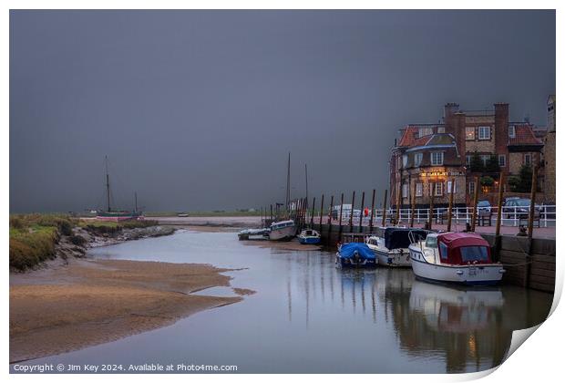 Blakeney Quay at Christmas  Print by Jim Key