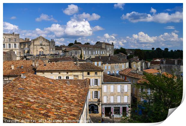 Saint-Emilion France Print by Jim Key