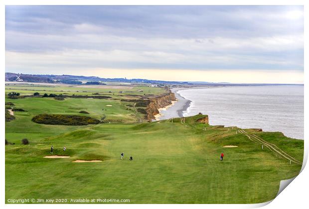 Sheringham Golf Course Norfolk Print by Jim Key