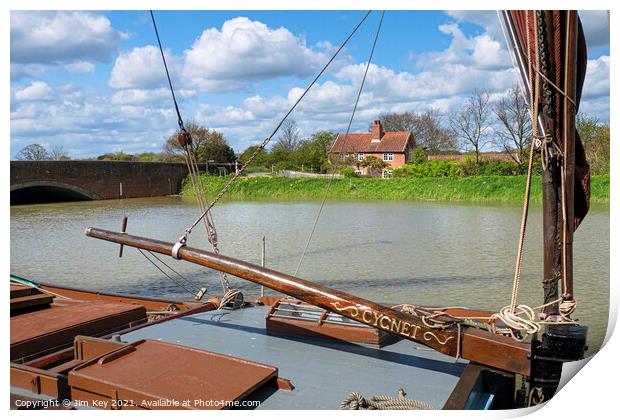 Snape Maltings Suffolk Print by Jim Key