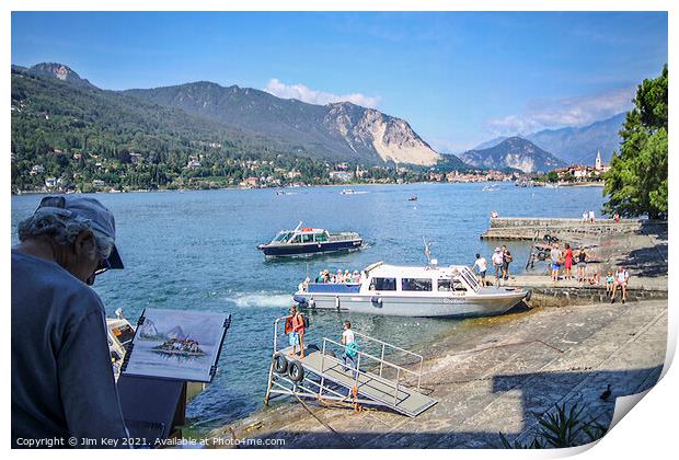 Lake Maggiore Italy Print by Jim Key