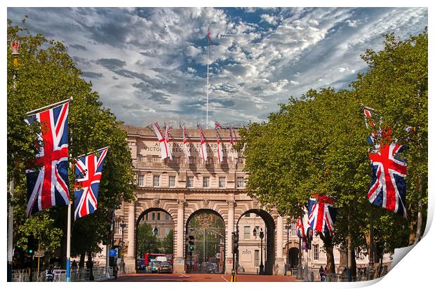 Admiralty Arch London Print by Dave Williams