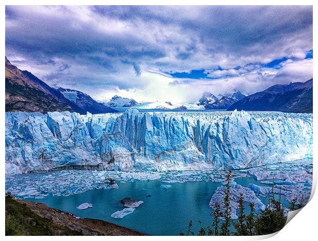 Perito Moreno Glacier Print by Steve Painter