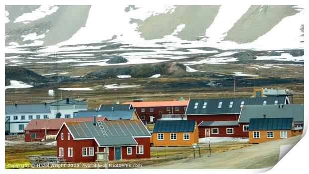 Arctic Tranquillity: Ny-Alesund, Svalbard Print by Hazel Wright