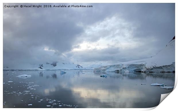 Paradise Harbour, Antarctica Print by Hazel Wright