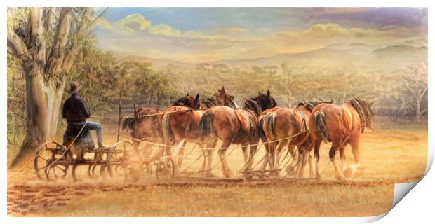 Days in the Dust Print by Trudi Simmonds