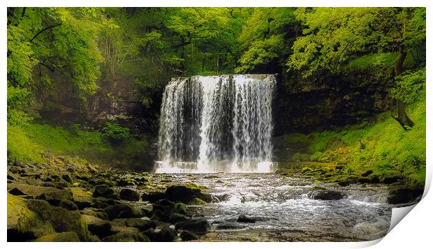 Sgwd Yr Eira Waterfall Print by Jaromir Ondra