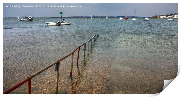 Mudeford, Christchurch Print by Derek Daniel