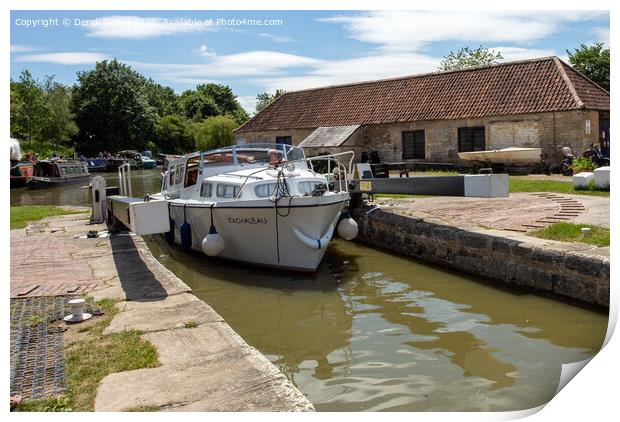 Entering The Lock Print by Derek Daniel