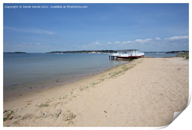 Houseboat, Bramble Bush Bay Print by Derek Daniel