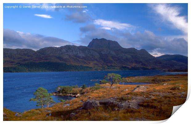 Loch Maree Print by Derek Daniel