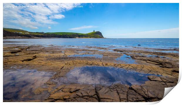 Kimmeridge Bay, Dorset Print by Derek Daniel