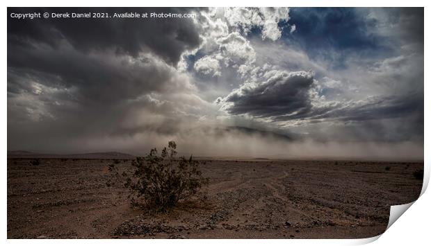 The Fury of Death Valley Print by Derek Daniel