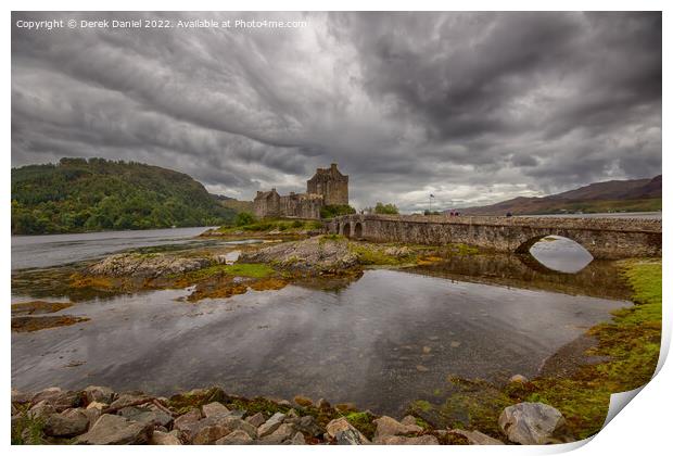 Eilean Donan Castle, Dornie, Scotland Print by Derek Daniel