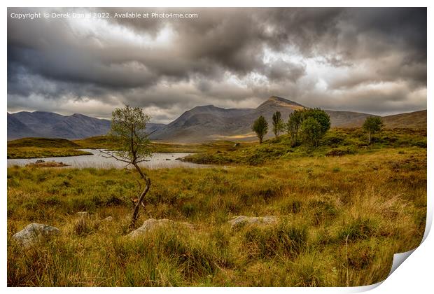 A Breath-Taking Landscape Of Scottish Scenery Print by Derek Daniel