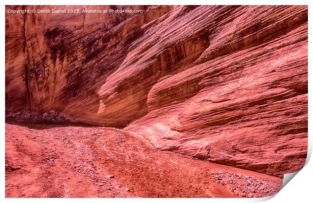 Willis Creek Slot Canyon Print by Derek Daniel