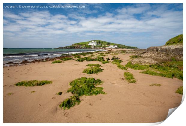 Bigbury On Sea, Devon Print by Derek Daniel