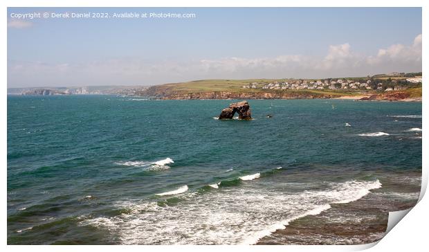 Thurlestone Bay Print by Derek Daniel