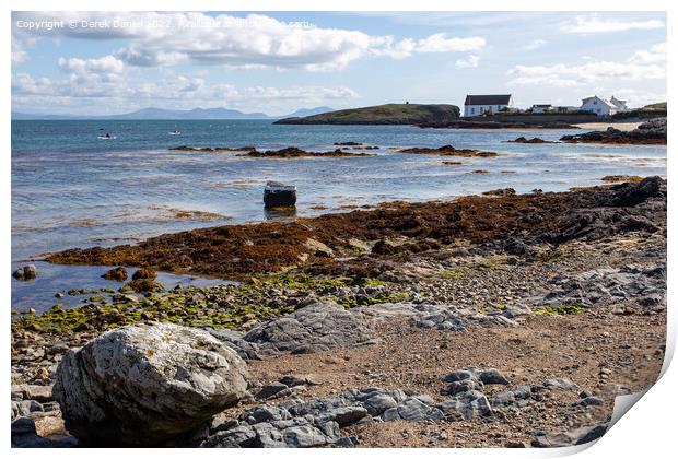 Rhoscolyn Beach, Anglesey Print by Derek Daniel