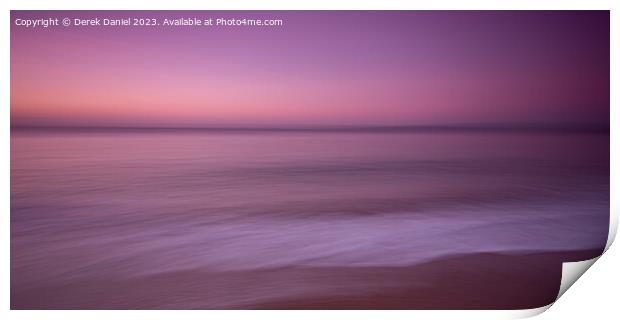 Impressionistic Sunrise Print by Derek Daniel