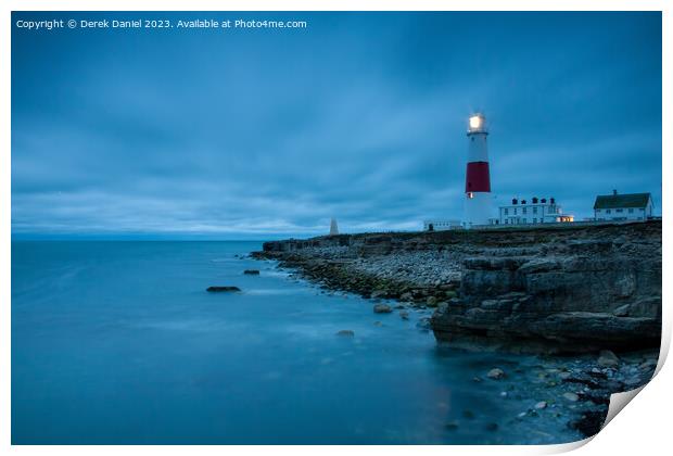 Sunrise at Portland Bill Print by Derek Daniel