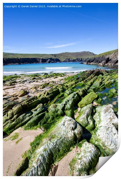 Majestic Rock Pools Print by Derek Daniel