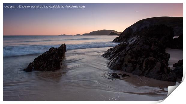 Majestic Coumeenoole Beach Print by Derek Daniel