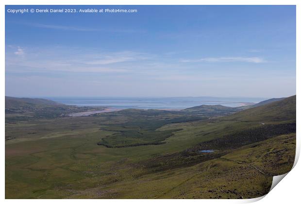 The View From Conor Pass Print by Derek Daniel