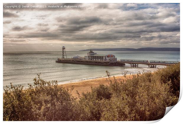 Golden Gateway to Seaside Delight Print by Derek Daniel