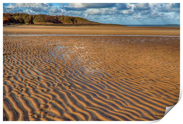 Lligwy Beach, Anglesey North Wales  Print by Derek Daniel