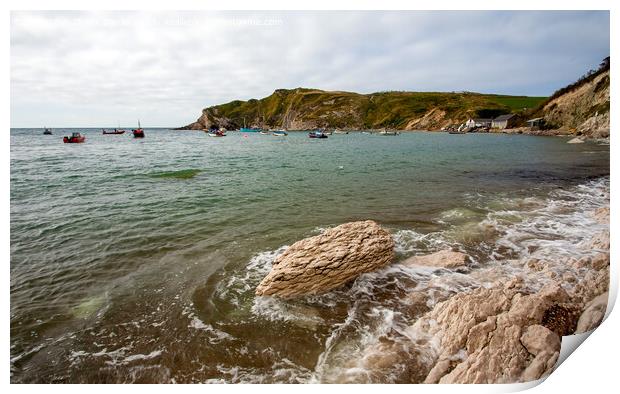 Majestic Lulworth Cove Print by Derek Daniel