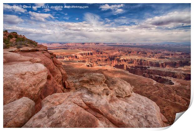 Amazing Scenery at Canyonlands National Park Print by Derek Daniel