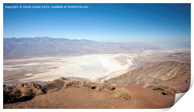 Dante's View, Death Valley Print by Derek Daniel