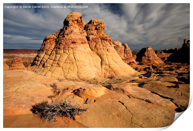 South Coyote Buttes landscape, Arizona Print by Derek Daniel