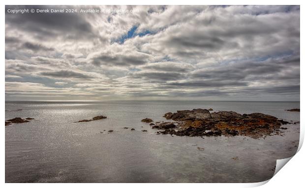 Trearddur Bay, Anglesey Print by Derek Daniel