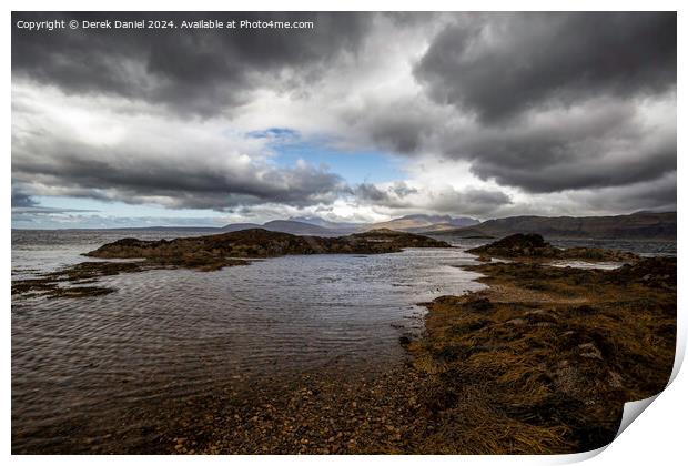 Loch Eishort, Skye, Scotland Print by Derek Daniel