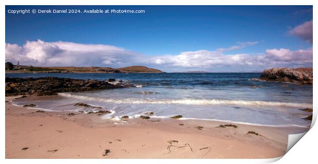 Mellon Udrigle, Laide, Scotland Print by Derek Daniel