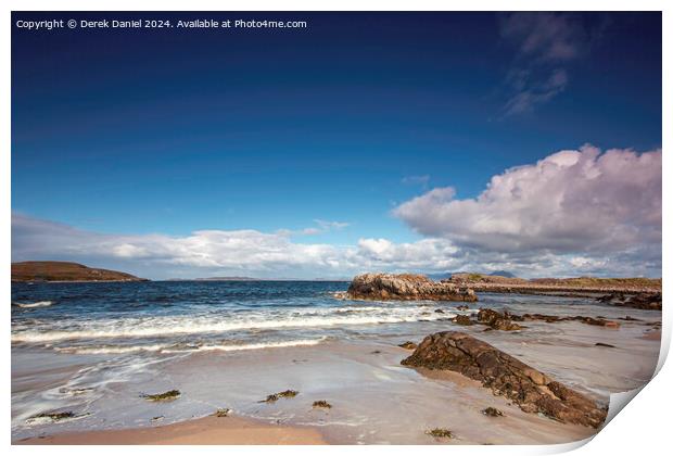 Mellon Udrigle, Laide, Scotland Print by Derek Daniel