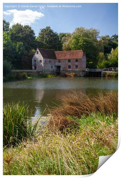 Sturminster Newton Mill, Dorset Print by Derek Daniel